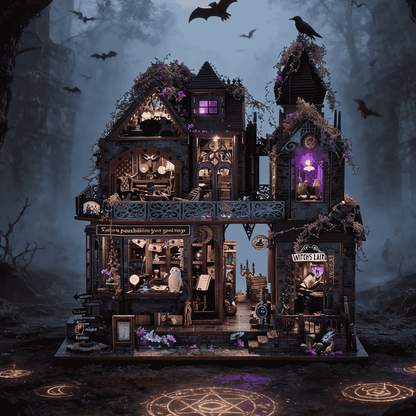 chateau magique en forme de kit de construction