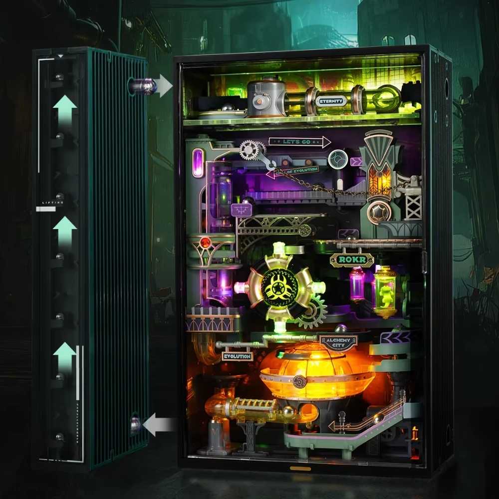 Book Nook Cyberpunk : Alchemy City