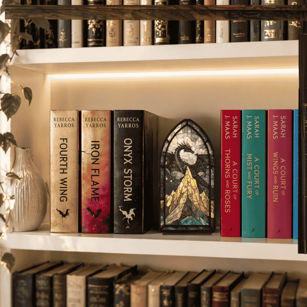 décoration bibliothèque : Dragon