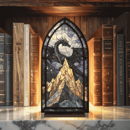 décoration bibliothèque : Dragon