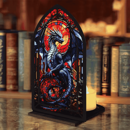 décoration bibliothèque : Dragon Obscur