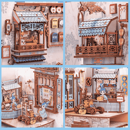 Book nook : loge du phénix azur