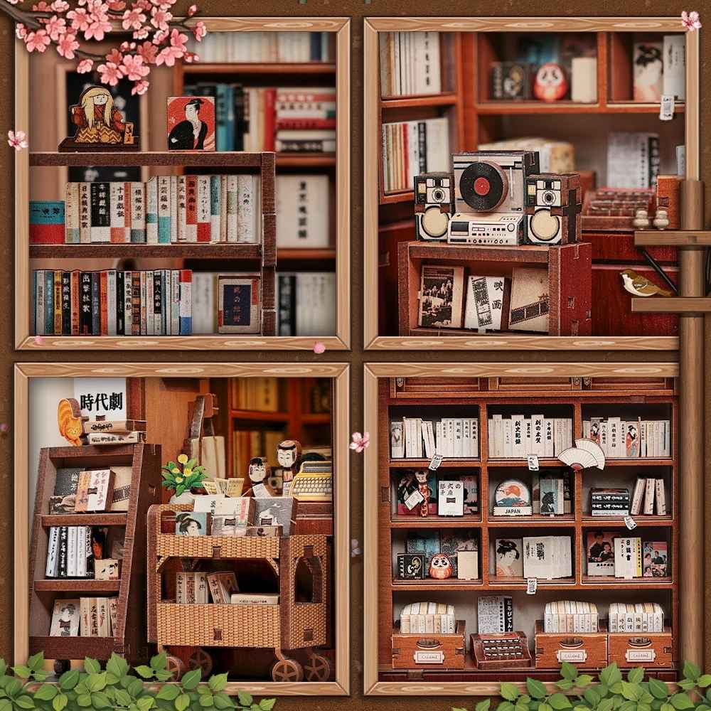 book nook kyoto en forme de booskhop ancien
