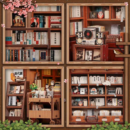 book nook kyoto en forme de booskhop ancien