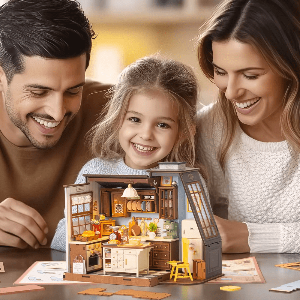 Maison Miniature à construire : Café EcoCraft