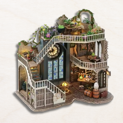 Maison miniature cathédrale