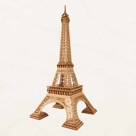 tour eiffel en puzzle 3d EcoCraft