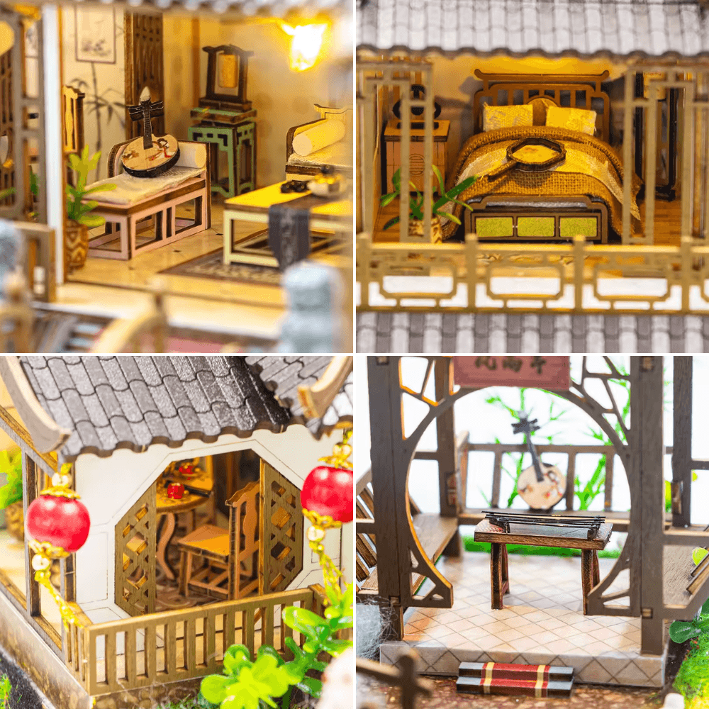 Maison miniature : jardin japonnais