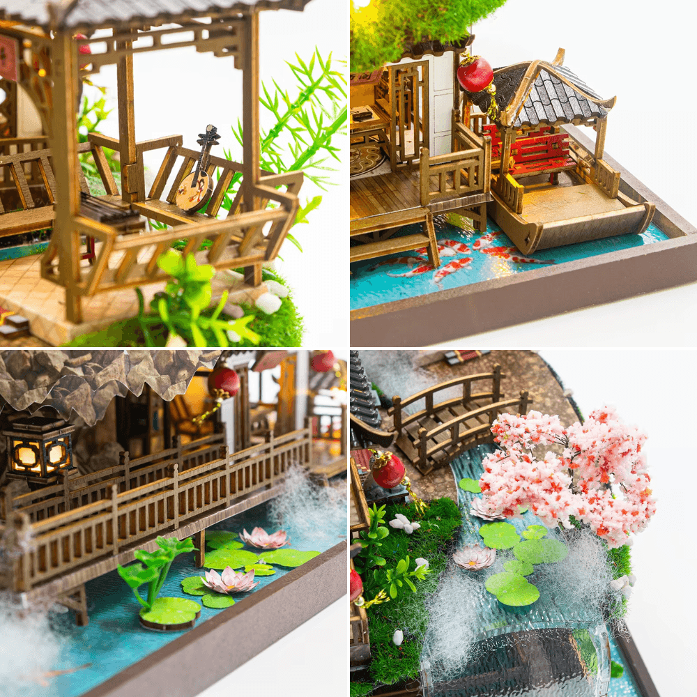 Maison miniature : jardin japonnais