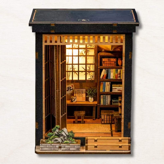 diy kit maison jardin japonais cadeau fan japon wabi-sabi bibliothèque tranquille zen