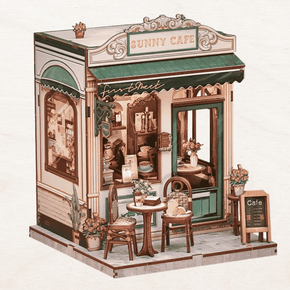 maison miniature Café Parisien