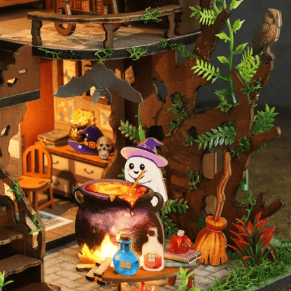 Maison Miniature Halloween : L'Antre de la Sorcière