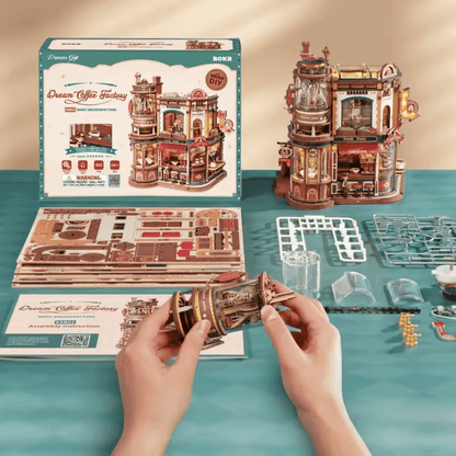 maquette en bois café EcoCraft