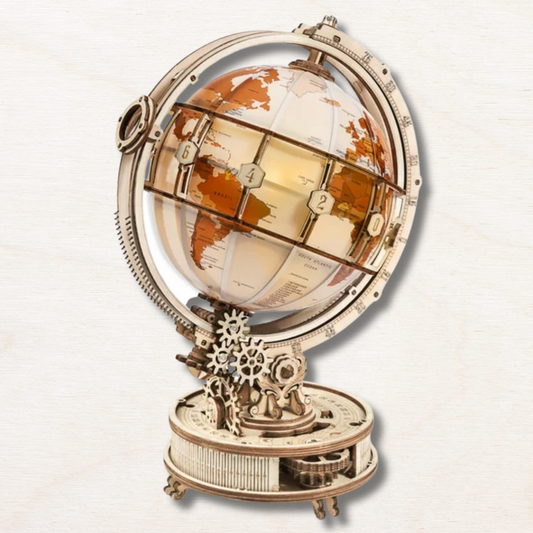 Maquette en bois : Globe Terrestre !