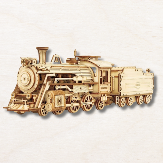 Maquette en bois : Locomotive !