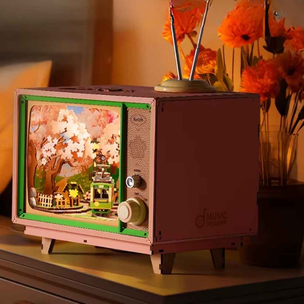 Puzzle 3d en bois sakura