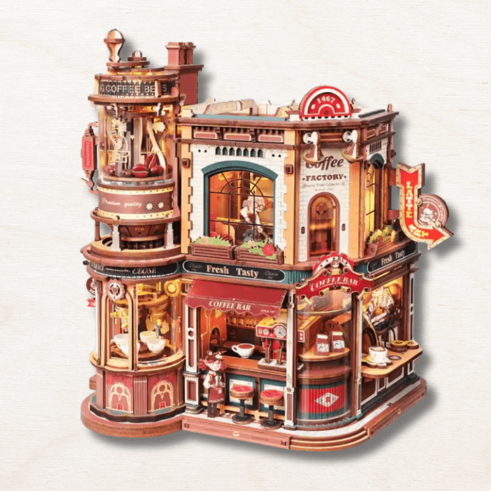 maquette en bois café EcoCraft