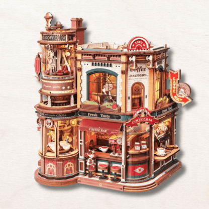 maquette en bois café EcoCraft