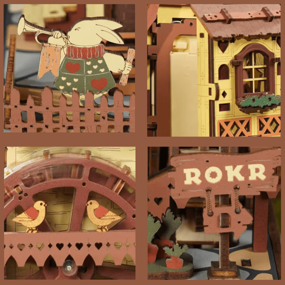 maquette en bois horloge coucou EcoCraft