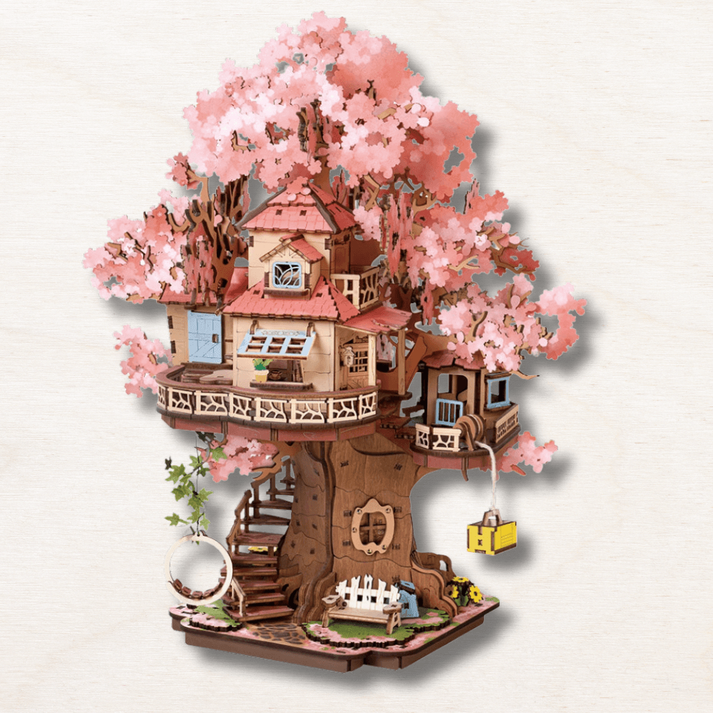 Maquette en bois Japon Sakura Tree House