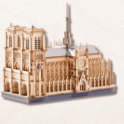 Maquette Notre Dame de Paris en Bois EcoCraft