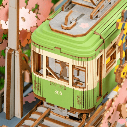 Maquette train Japonais en bois