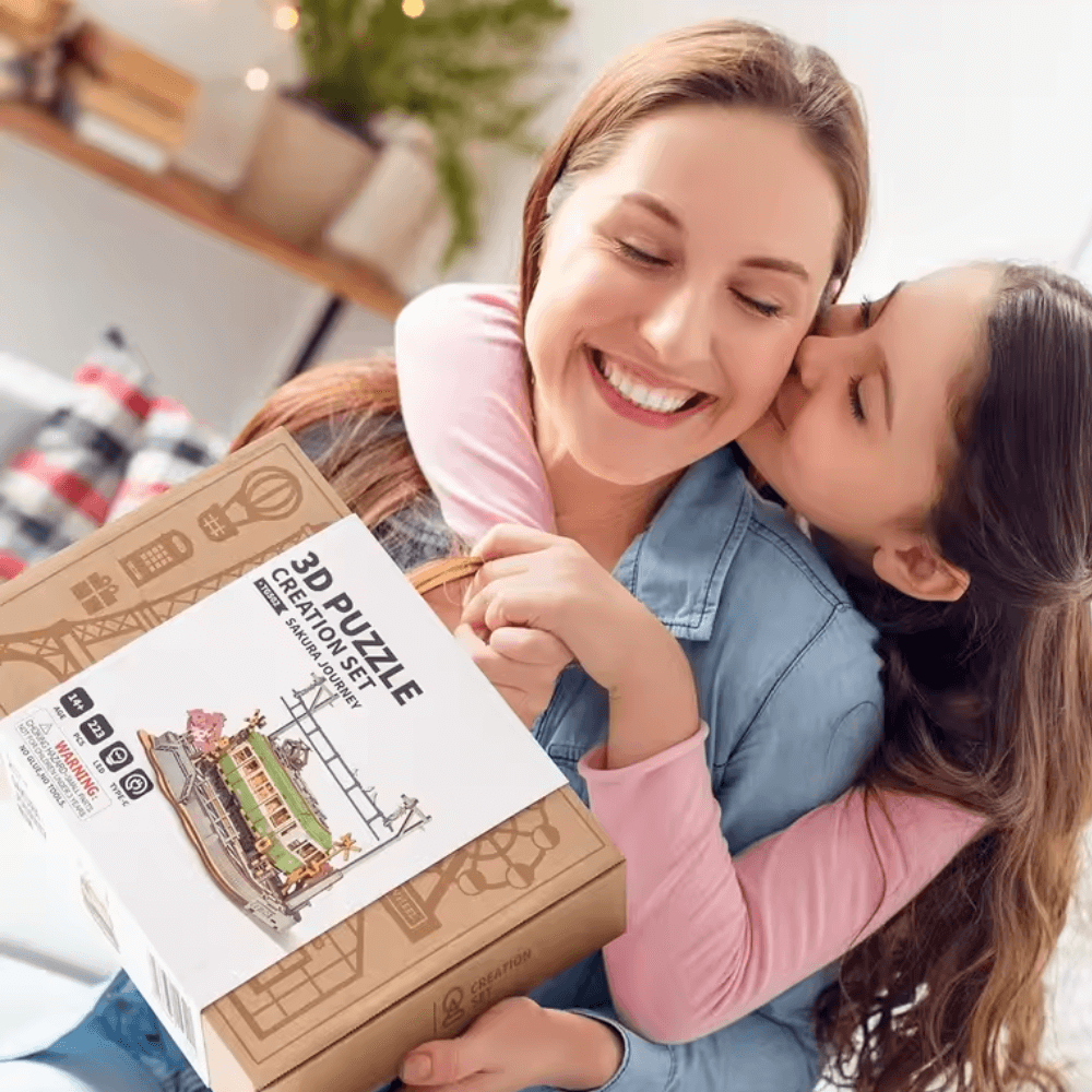 Maquette train Japonais en bois EcoCraft