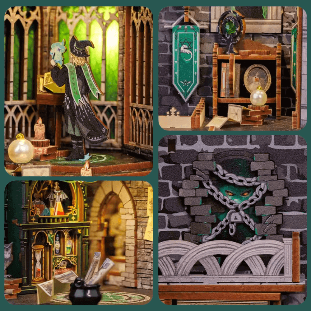 Book Nook Serpentard EcoCraft