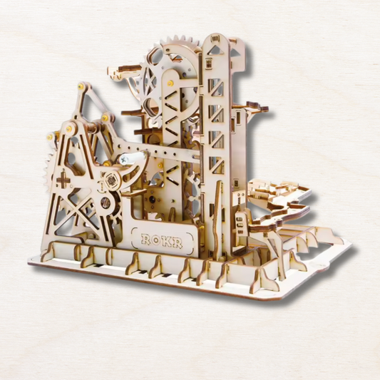 Maquette en bois :  Montagnes Russes