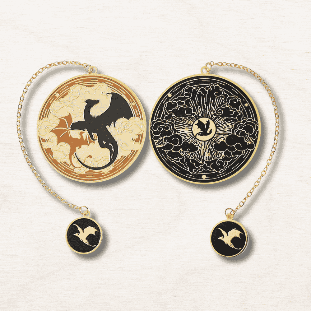 Marque-page en métal à motif de Dragon EcoCraft