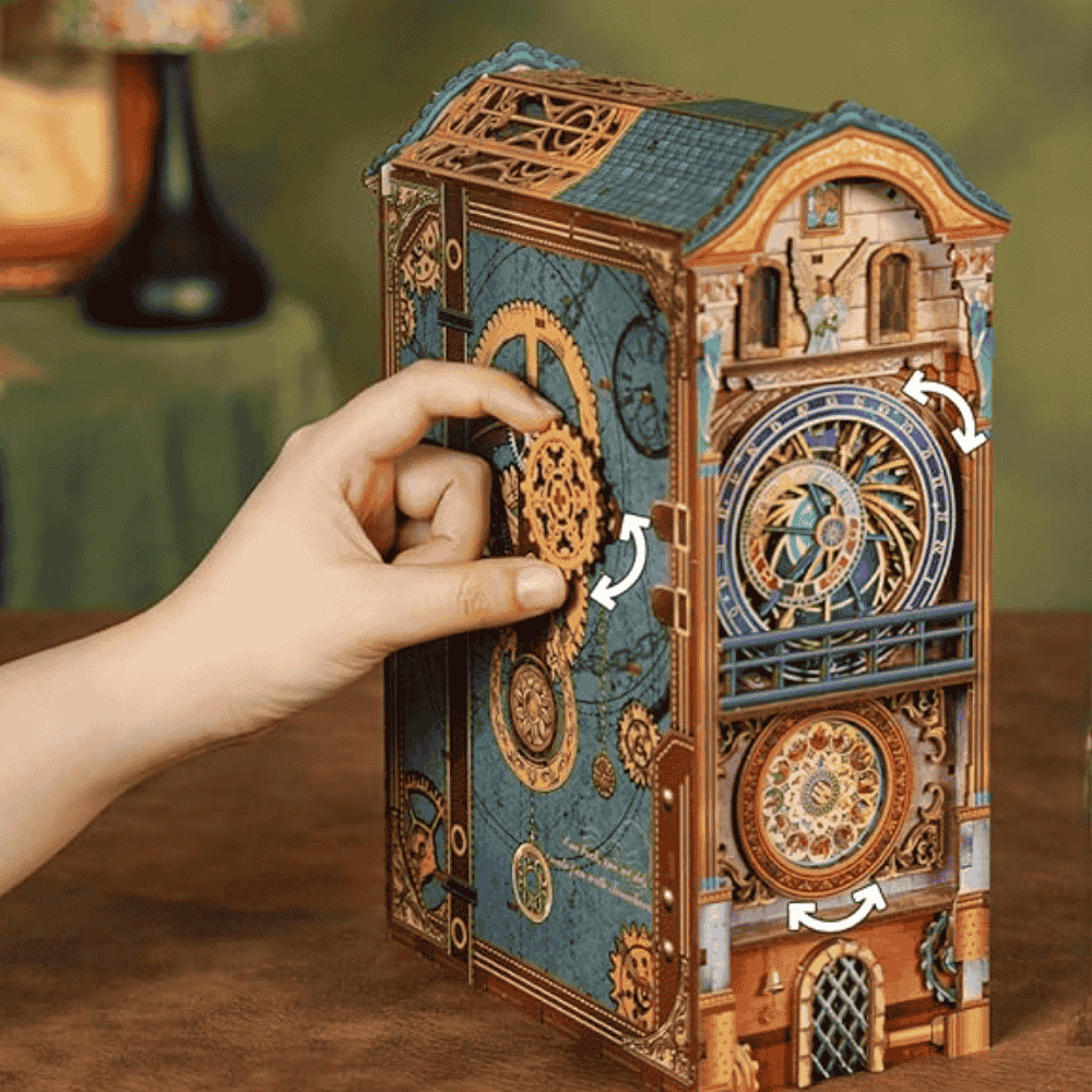 utilisation des mécanismes du book nook prague