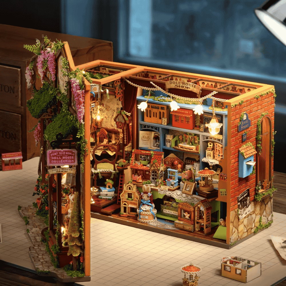 l'intérieure de la maison miniature : once upon a time