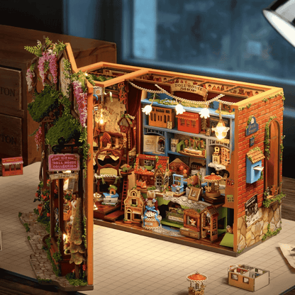 l'intérieure de la maison miniature : once upon a time
