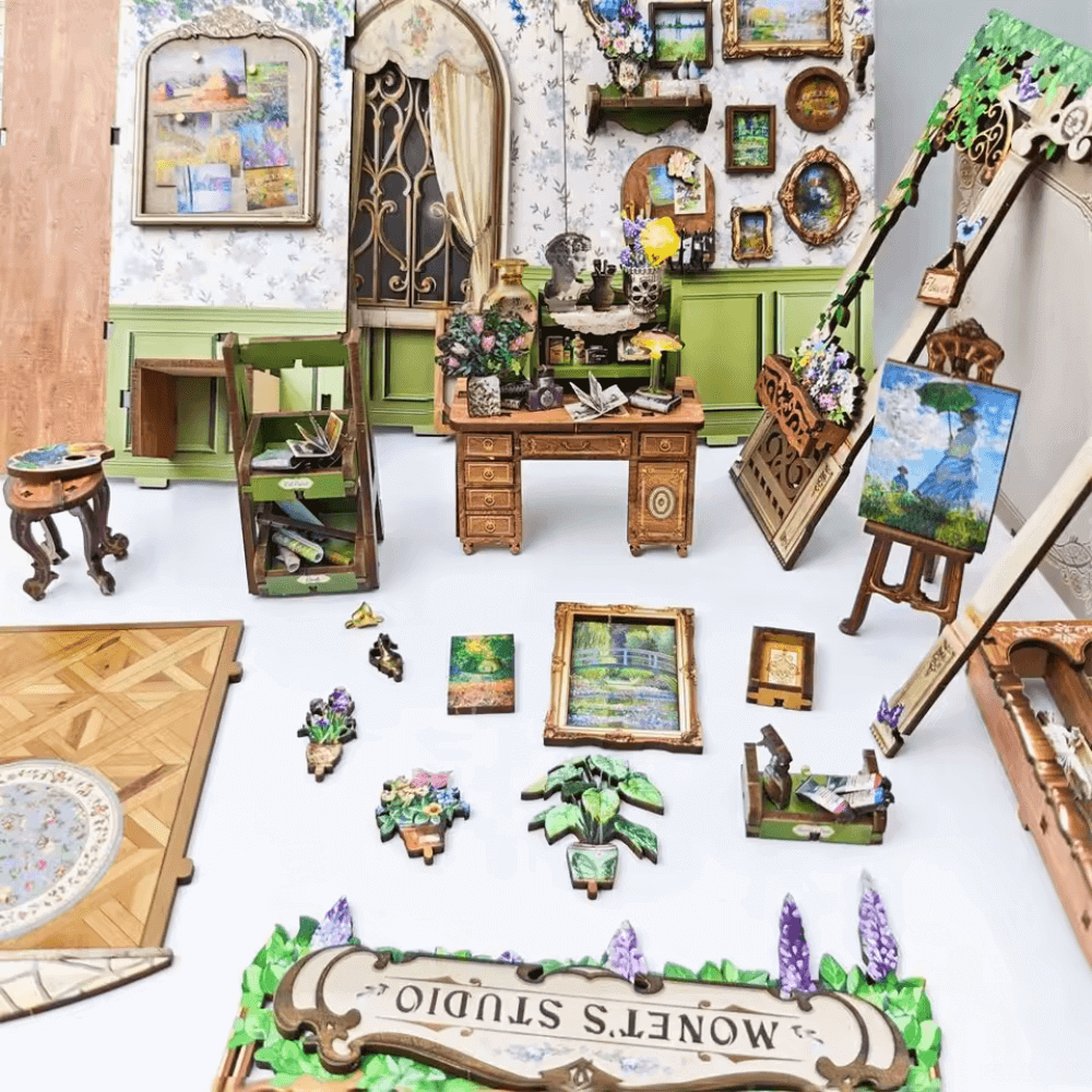 Book Nook : studio de Claude Monet EcoCraft