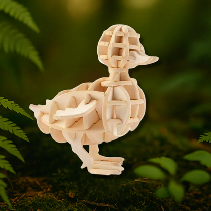 Puzzle animaux en bois : poussin