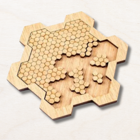 Puzzle en bois : ruche !