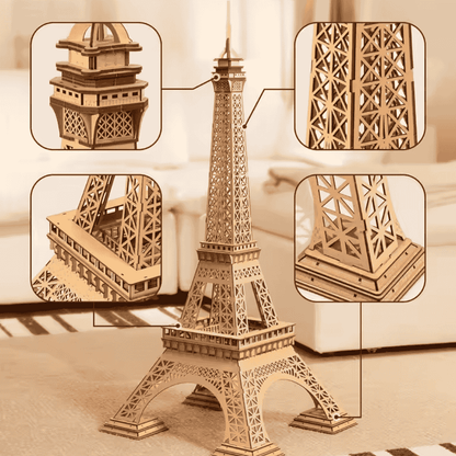 tour eiffel en puzzle 3d EcoCraft