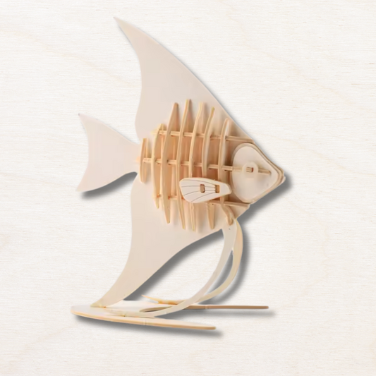 Puzzle animaux en bois : poisson