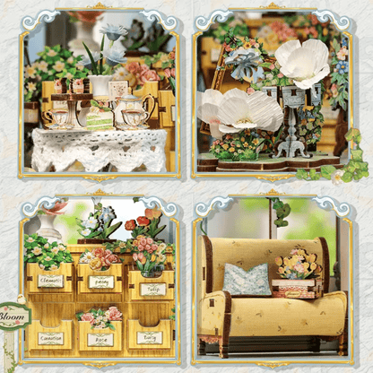 Maison Miniature : serre de Fleurs de Windsor EcoCraft