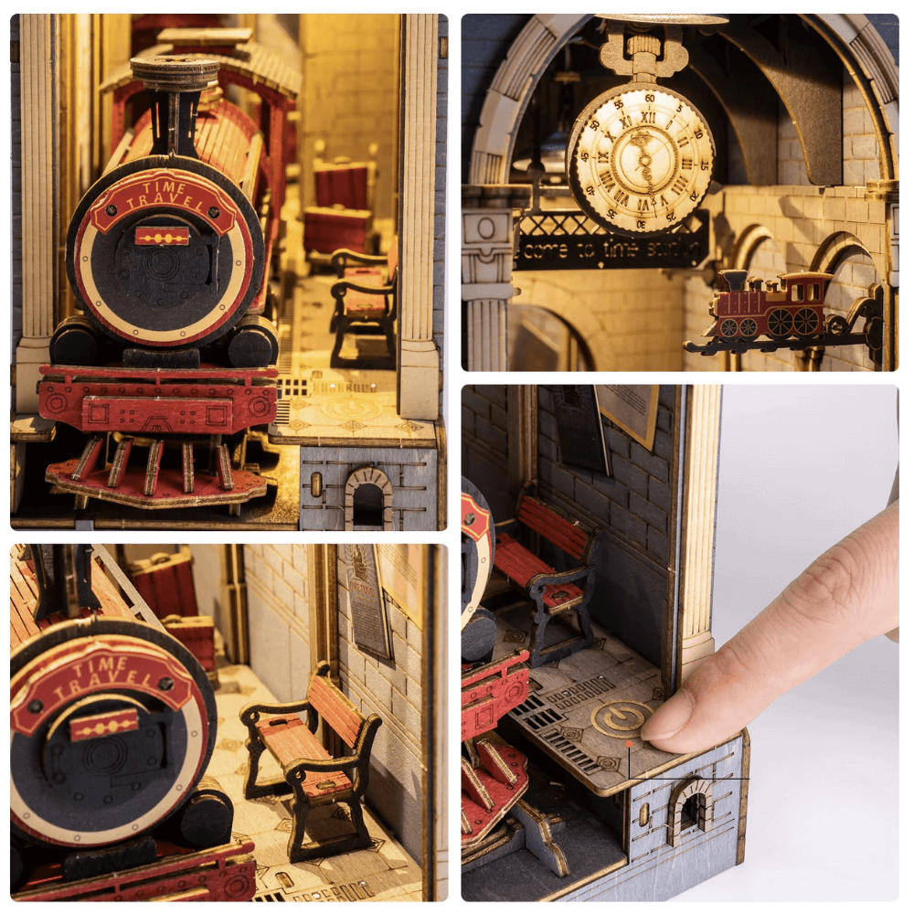 Book Nook Maquette Train EcoCraft
